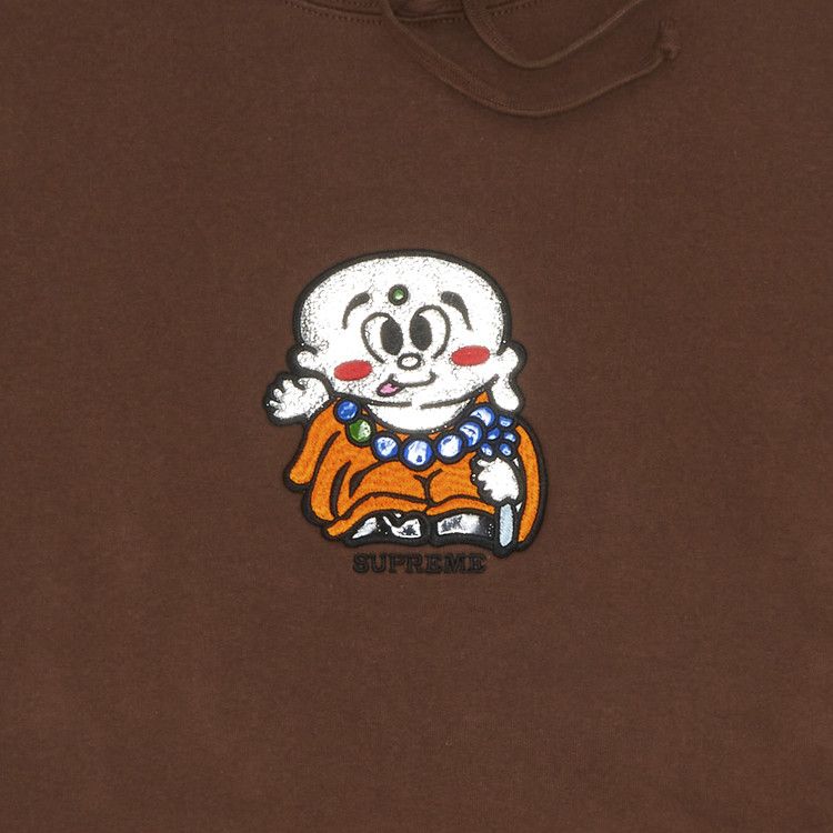 Buy Supreme AOI Buddha Hooded Sweatshirt 'Brown' - SS23SW69 BROWN