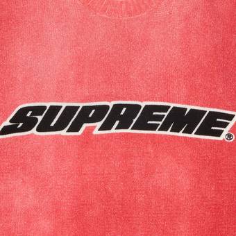 Buy Supreme Printed Washed Sweater 'Pink' - SS23SK9 PINK | GOAT