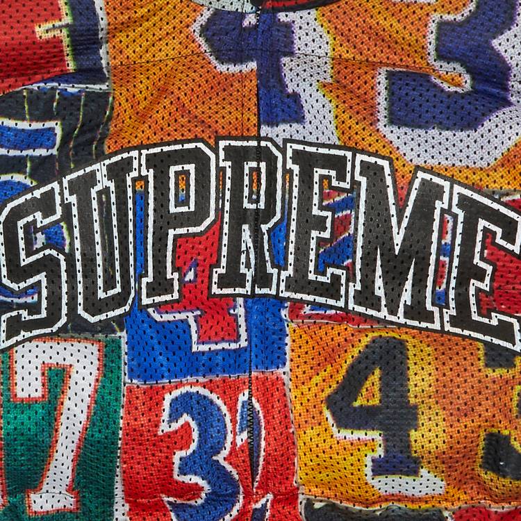 Supreme Mesh Jersey Puffer Jacket 'Multicolor'