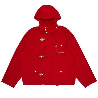 Buy Supreme Canvas Clip Jacket 'Red' - SS23J31 RED | GOAT