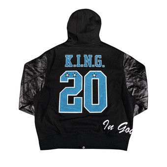 Buy Supreme King Hooded Varsity Jacket 'Black' - FW20J78 BLACK | GOAT