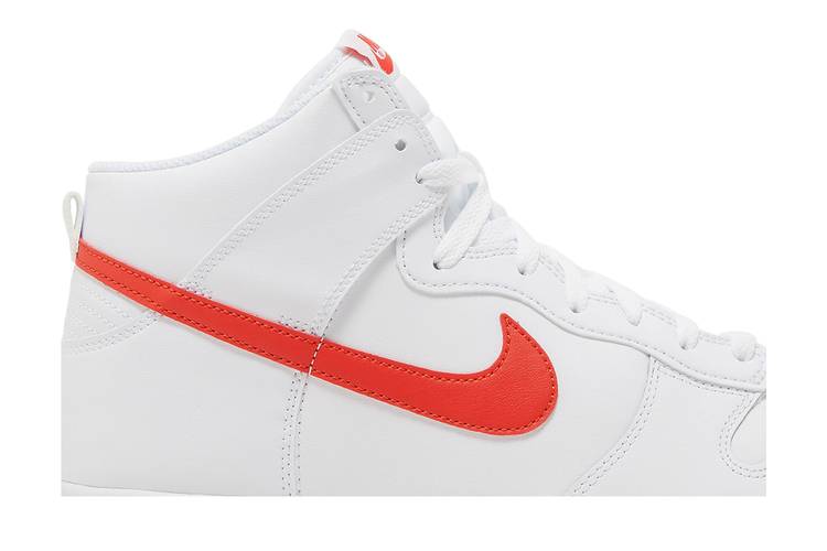 Buy Dunk High 'White Picante Red' - DV0828 100 | GOAT