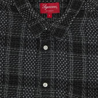 Buy Supreme Basket Weave Plaid Shirt 'Black' - SS23S20 BLACK | GOAT