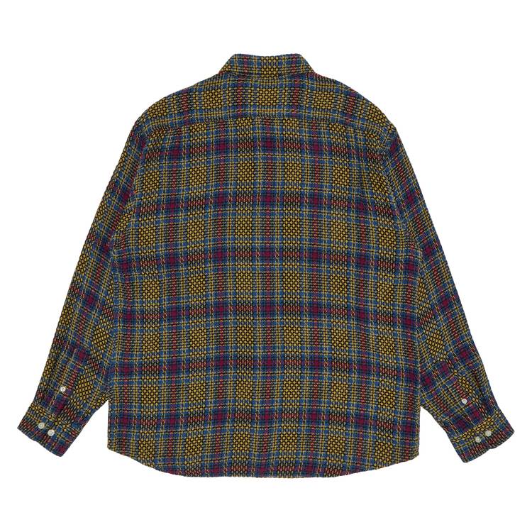 Buy Supreme Basket Weave Plaid Shirt 'Yellow' - SS23S20 