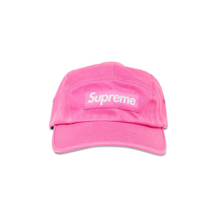 Supreme Washed Chino Twill Camp Cap ピンク夏 Buy Supreme Washed Chino Twill Camp Cap 'Pink' - SS23H82 PINK | GOAT