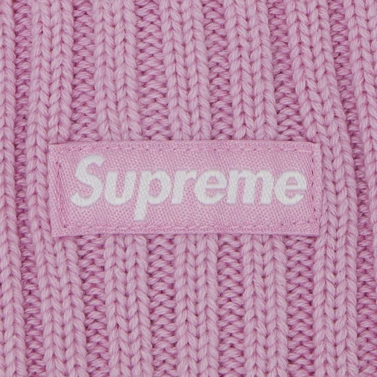 Supreme overdyed beanie clearance pink