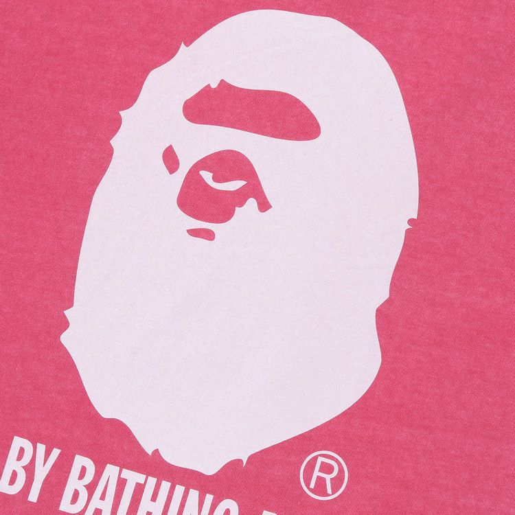 Buy BAPE Overdye By Bathing Ape Relaxed Tee 'Pink' - 1J30 109 024