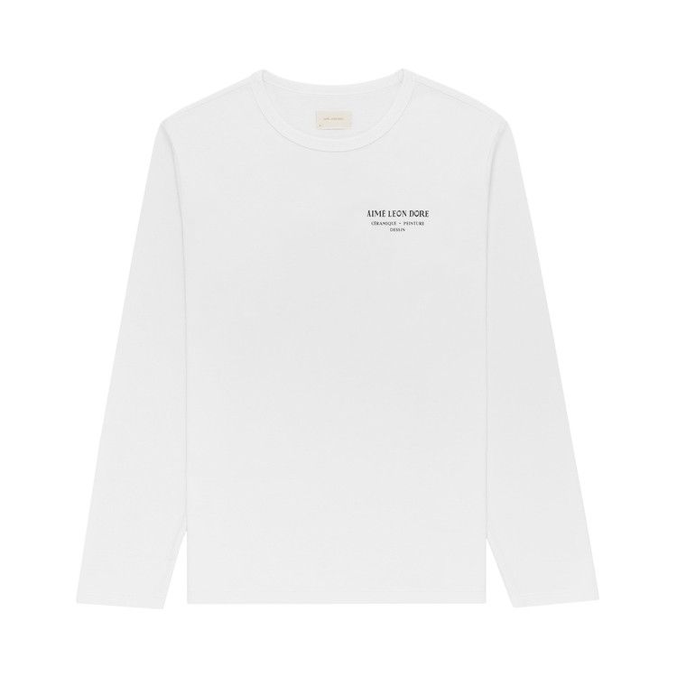 Aime Leon Dore Mesh Moto Long-Sleeve Tee Color: Pristine
