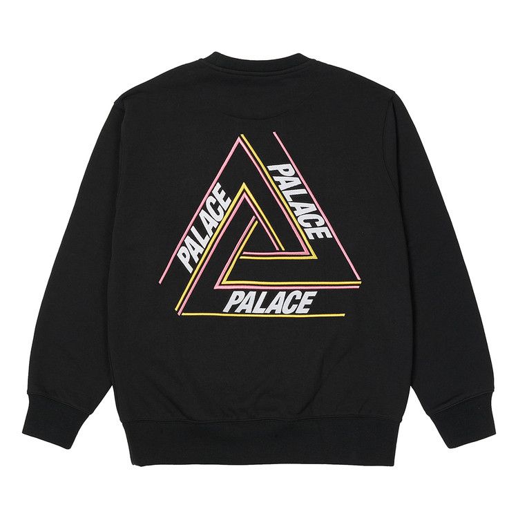Buy Palace Basically A Tri-Ferg Crew 'Black' - P21CW008 | GOAT