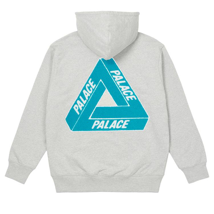 Buy Palace Tri-Chenille Hood 'Grey Marl' - P21CS166 | GOAT