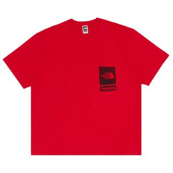 THE NORTH FACE SUPREME CHROME TEE 新品 Supreme x The North Face Metallic Box Logo Chrome T-Shirt