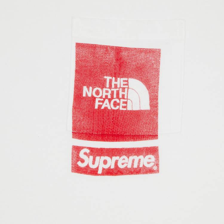 Supreme x The North Face Printed Pocket Tee 'White'