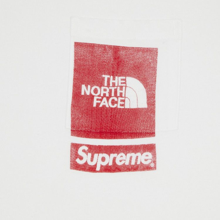 Supreme The North Face Printed Pocket Tee White - N/A – Izicop