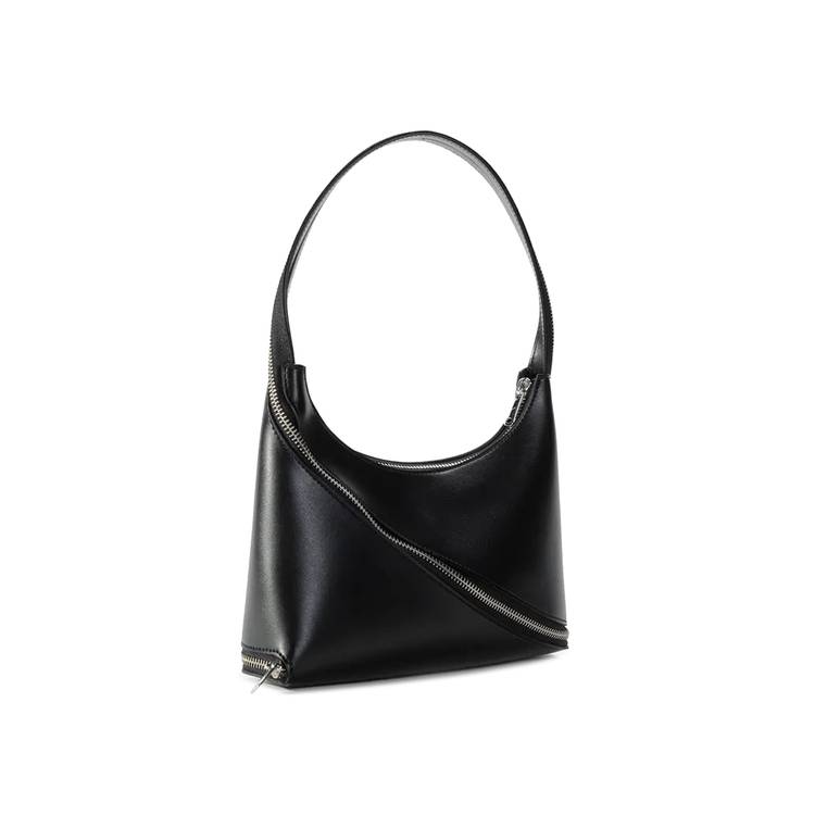 Coperni Zip Baguette Bag in Black