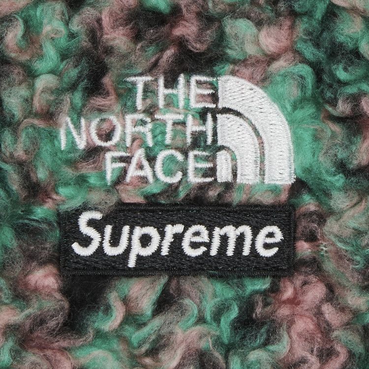 Supreme x The North Face High Pile Fleece Long-Sleeve Top 'Multicolor'