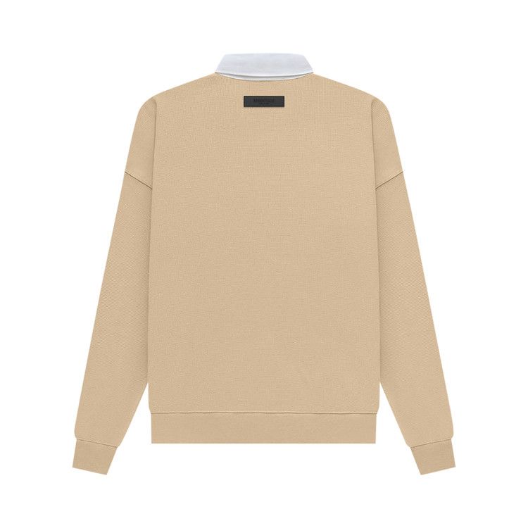 Fear Of God Essentials Waffle Henley Rugby 'sand'
