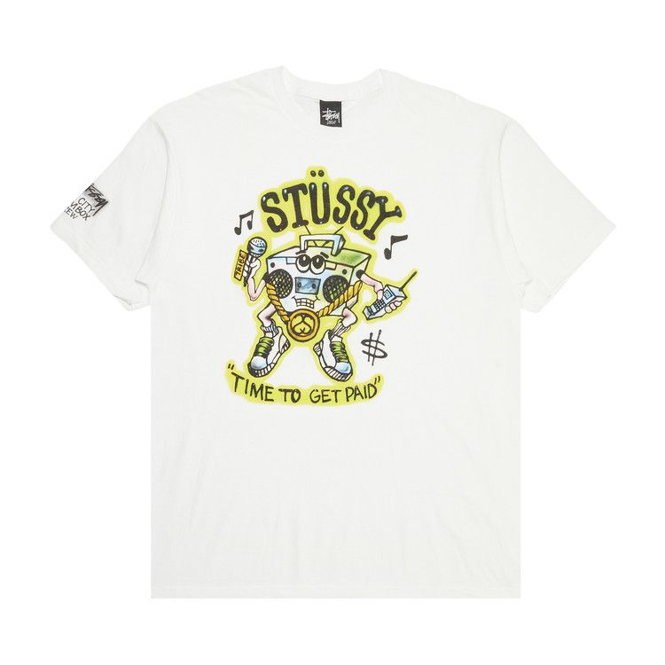 ★米国発/送関込*STUSSY*新作*STAMP TEE/WHITE★ Stussy Dot Stamp Tee White Men's - SS24 - US