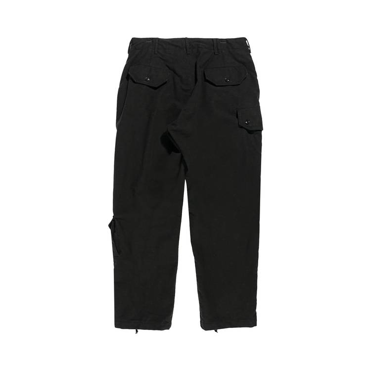 Buy Engineered Garments Cotton Moleskin Flight Pants 'Black