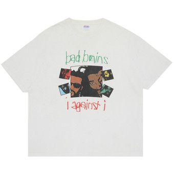 Buy Vintage Bad Brains I Against I T-Shirt 'White' - 2903