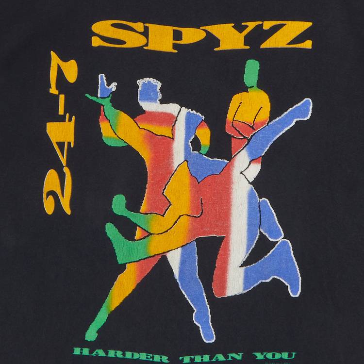 Buy Vintage 24/7 Spyz Harder Than You T-Shirt 'Black' - 2903 