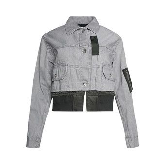 Buy Sacai Denim Blouson 'Grey' - 23 06482 301 | GOAT