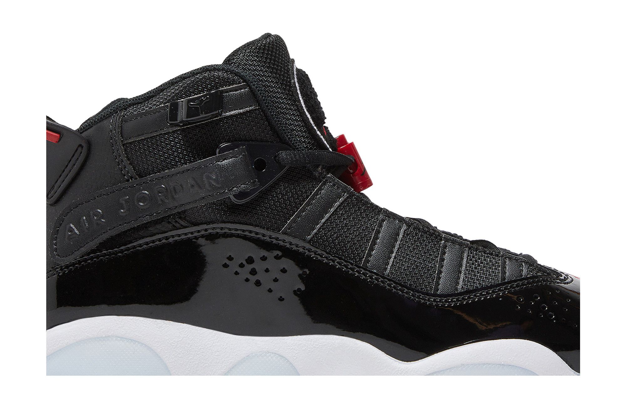 Pre-owned Air Jordan Jordan 6 Rings Gs 'black Gym Red'