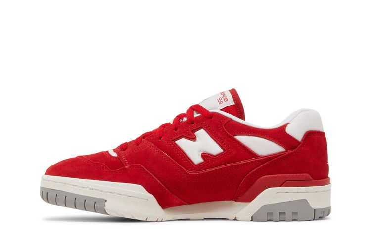 New Balance 550 Suede Team Red BB550VND Men’s 11.5 Retro Low Basketball Sneaker New Balance 550 Suede Pack - Team Red for Sale  main image 4