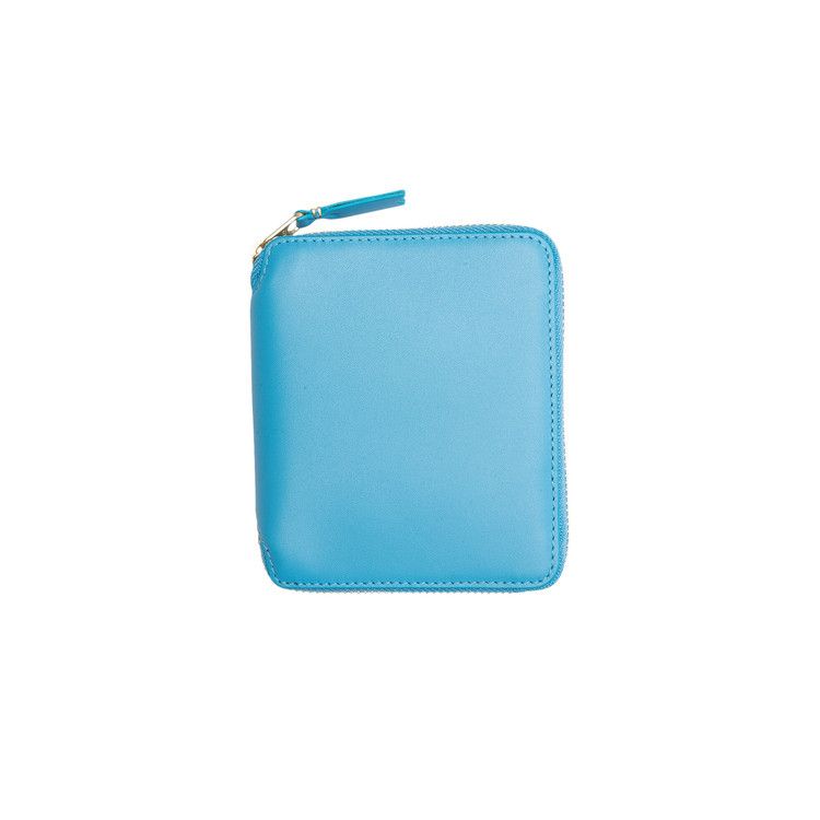 Comme des Garçons Classic Leather Line Zipper Wallet 'Blue' — foto 2