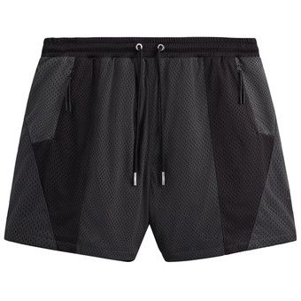 アクセサリー mie32 Buy Kith 101 Harden Panelled Mesh Short 'Black' - KHM060303