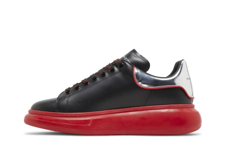 Buy Alexander McQueen Oversized Sneaker 'Black Silver Lust Red' - 705068  WIBNZ 1091