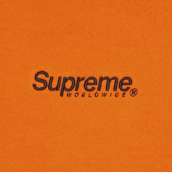 Supreme Worldwide Hooded Sweatshirt 'Dark Orange'
