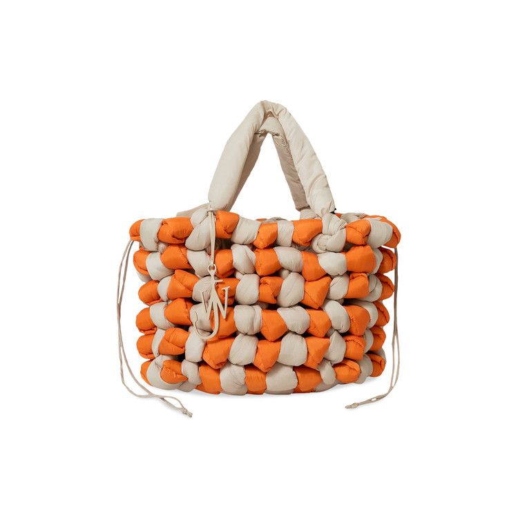 ★J W ANDERSON★ Noted tote bag white orange HB0514FA0237029 Buy JW Anderson Large Knotted Tote Bag 'White/Orange