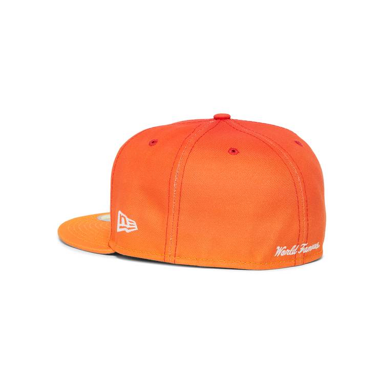 Supreme Box Logo Mesh Back New Era Hat (ss23) Orange in Red