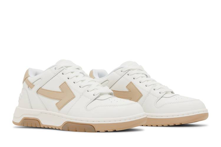 WMNS) OFF-WHITE Out of Office 'Black Beige' OWIA259S21LEA0016110