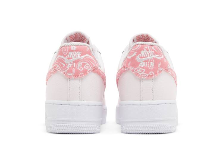 NEW Women's Size 10.5 Nike Air Force 1 '07 Pearl Pink White  FD1448 664 Paisley