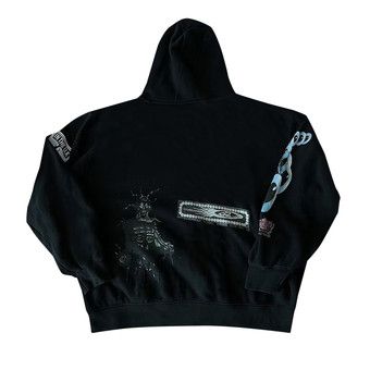 Cactus Jack By Travis Scott O2 Live Full Zip Hoodie Black Price in