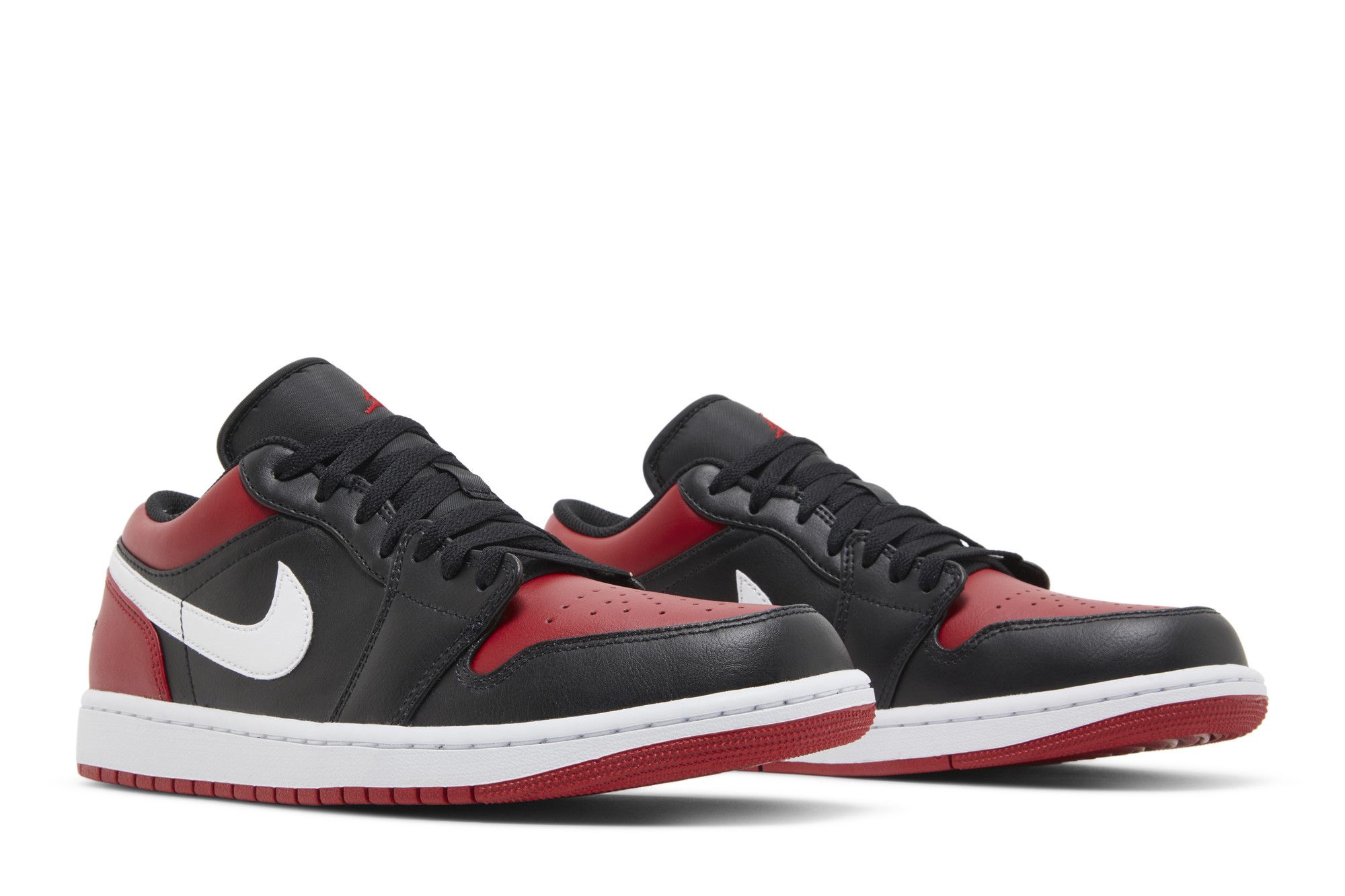 Pre-owned Air Jordan 1 Low 'alternate Bred Toe' In Black