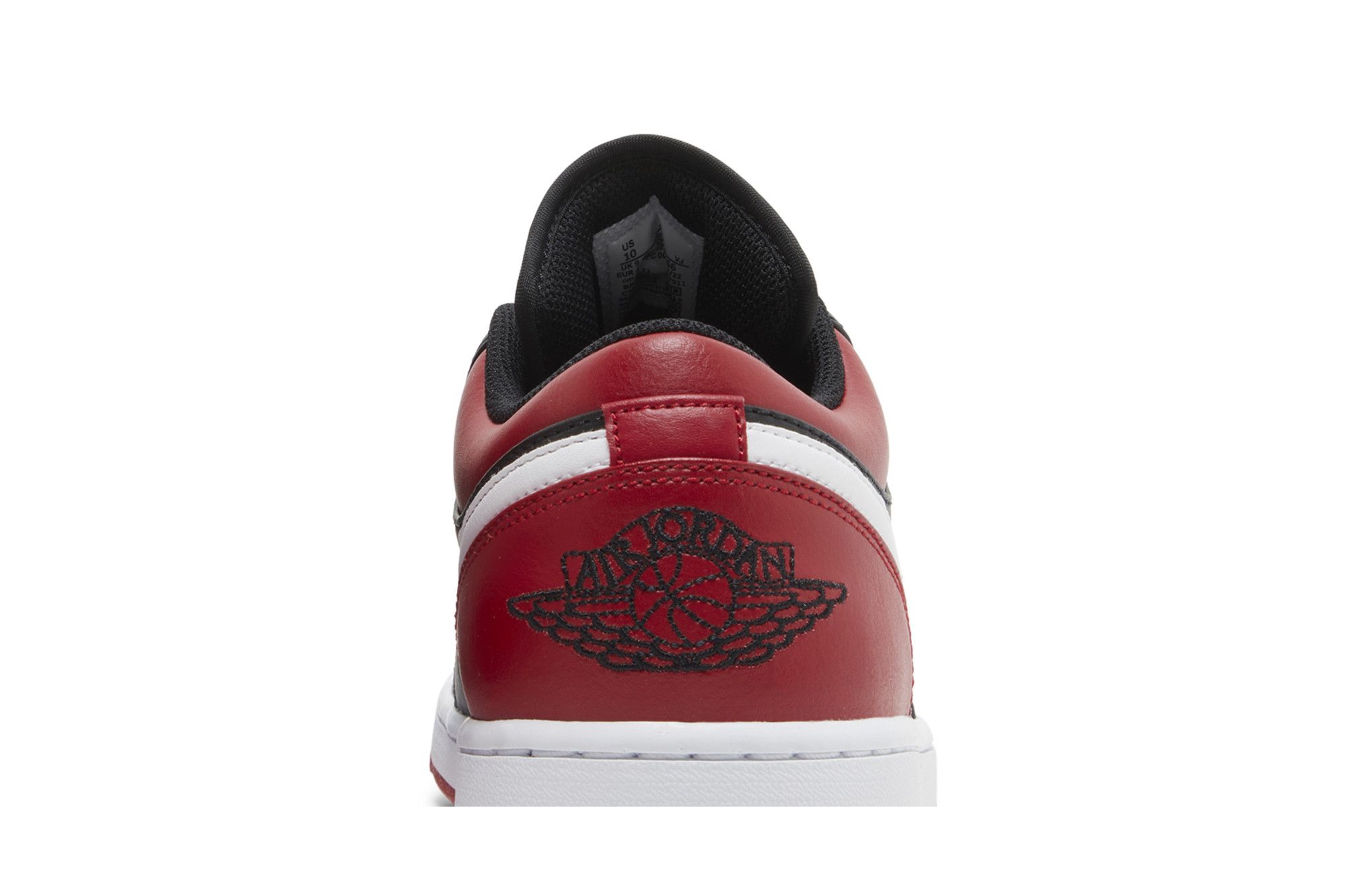 Pre-owned Air Jordan 1 Low 'alternate Bred Toe' In Black