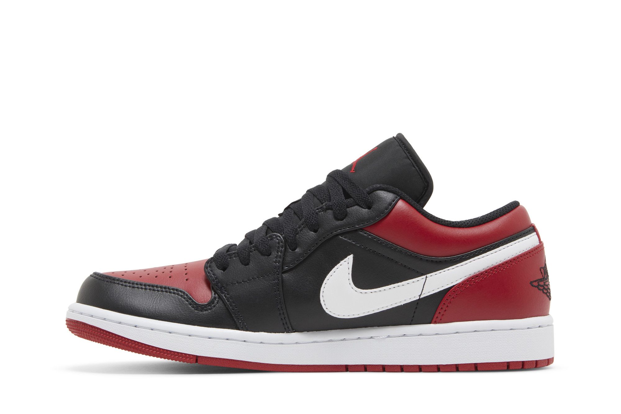 Pre-owned Air Jordan 1 Low 'alternate Bred Toe' In Black