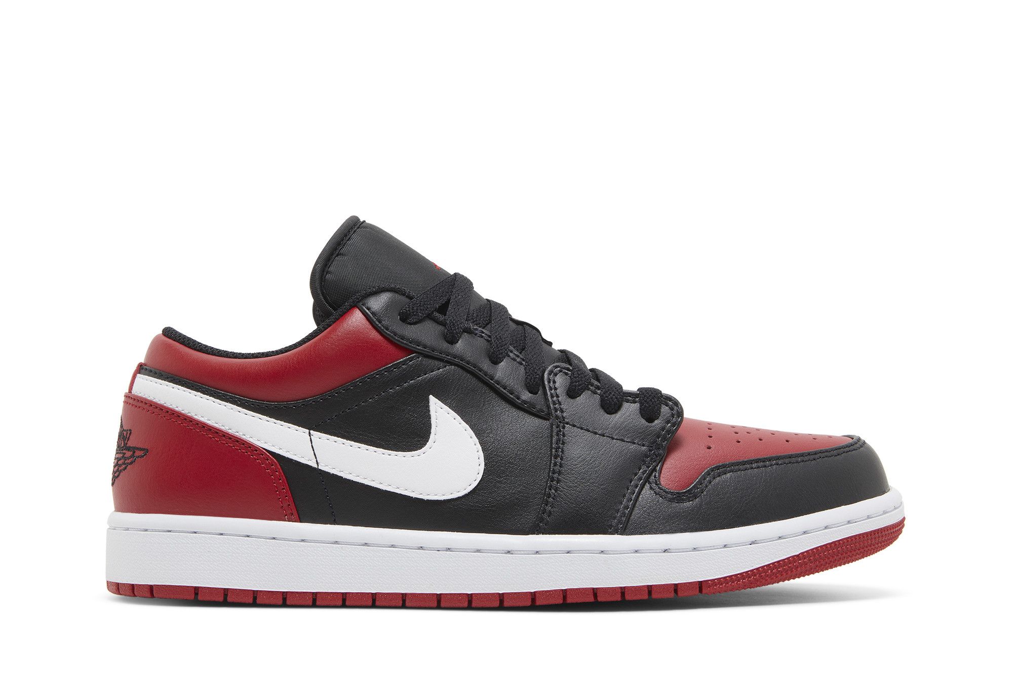 Pre-owned Air Jordan 1 Low 'alternate Bred Toe' In Black