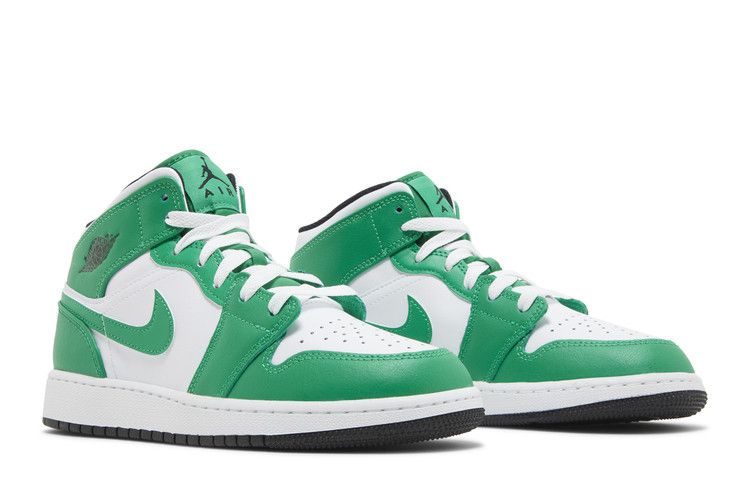 Air Jordan 1 Mid Gs Lucky Green