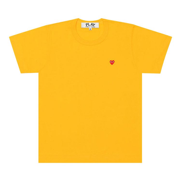 Comme des Garcons PLAY Heart Logo Tee Yellow — foto 2