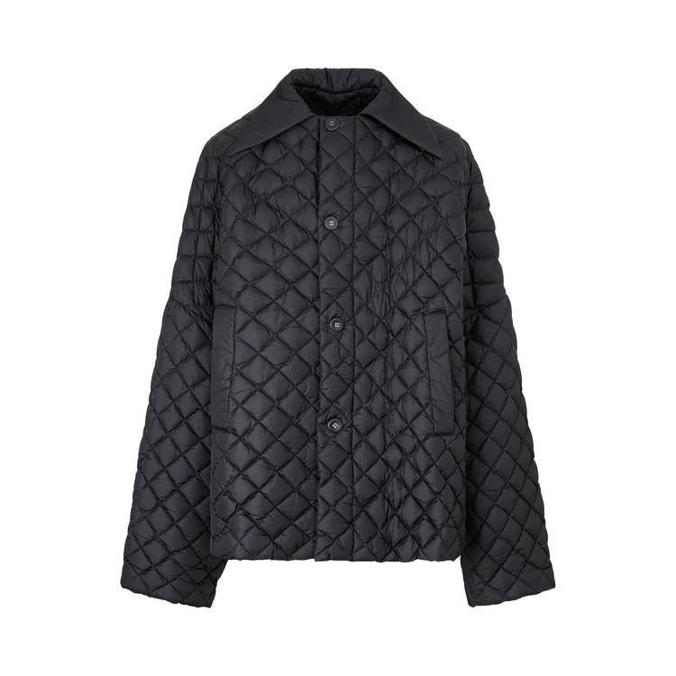 Buy Raf Simons Short Padded Shirting Jacket 'Black' - 212 M714