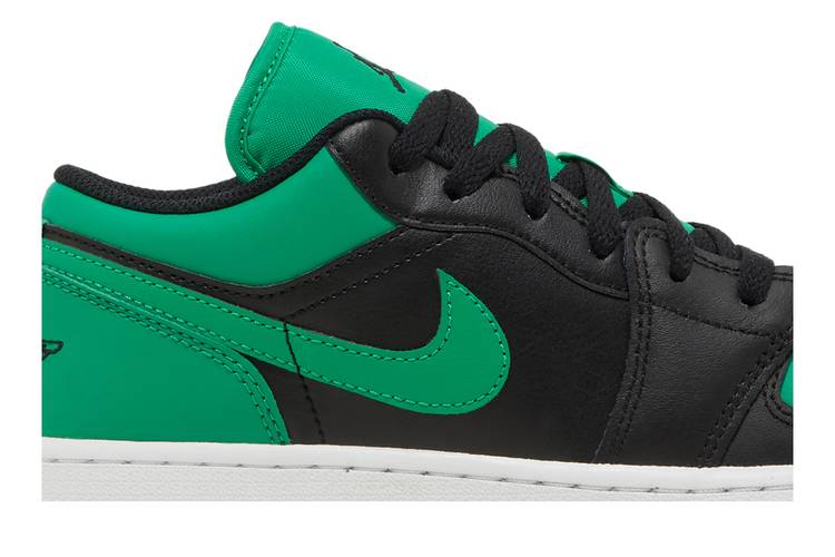 Buy Air Jordan 1 Low GS 'Black Lucky Green' - 553560 065 | GOAT