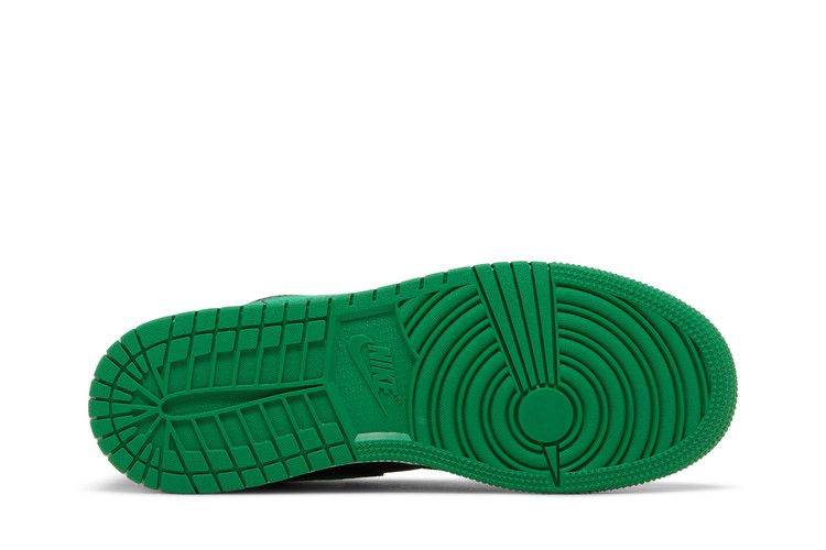 Air Jordan 1 Low Gs Black Lucky Green