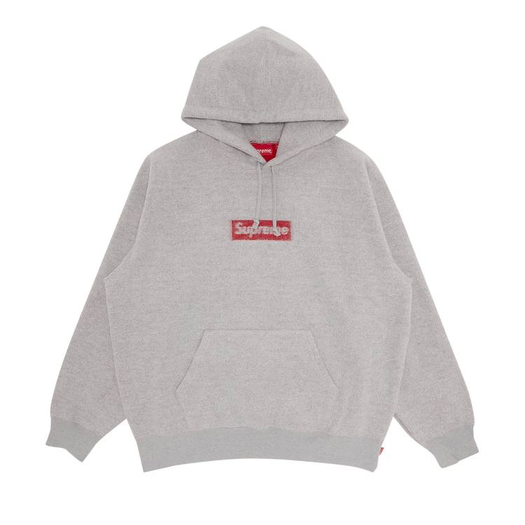Buy Supreme Inside Out Box Logo Hooded Sweatshirt 'Heather Grey'