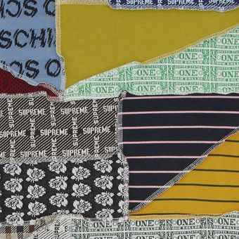 Buy Supreme Patchwork Jacquard Long-Sleeve Top 'Multicolor