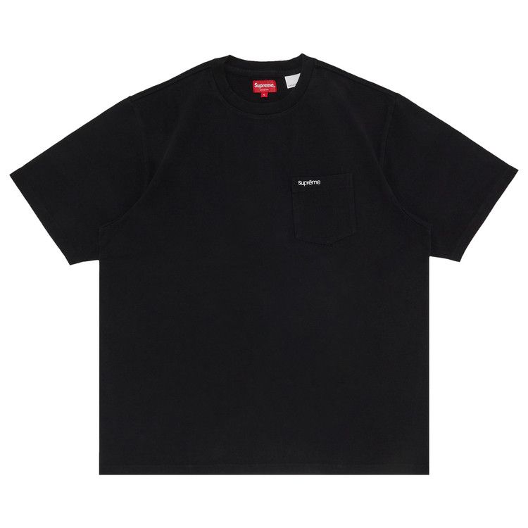 Buy Supreme Short-Sleeve Pocket Tee 'Black' - SS23KN8 BLACK | GOAT CA