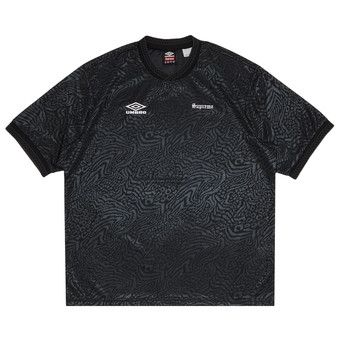 ウェア Supreme xumbro stripe SoccerJersey black Supreme Umbro Stripe Soccer Jersey (SS25) - $98