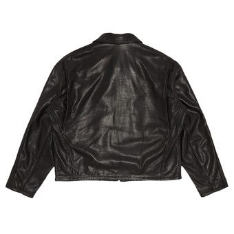 Buy Supreme x Schott Leather Racer Jacket 'Black' - SS23J36